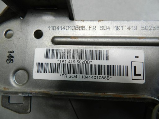 Volkswagen Eos part steering rod steering wheel, 1K1419502BB