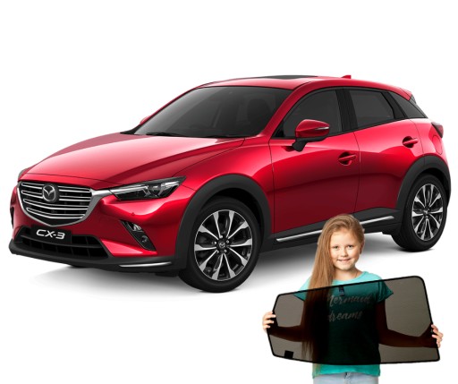ШТОРИ НА МАГНІТАХ ПРИСВЯЧЕНІ MAZDA CX3 З 2014 РОКУ