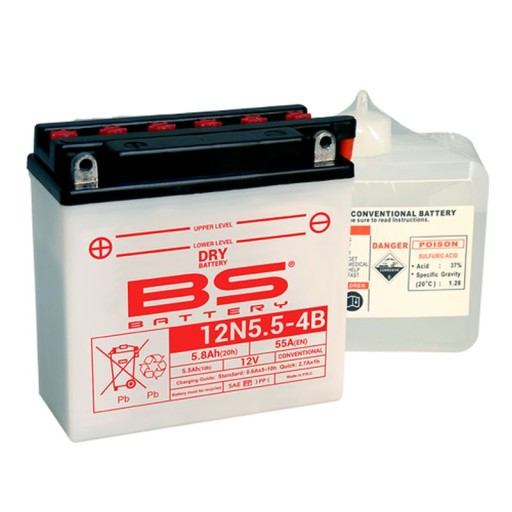 310531 - Аккумулятор BS Battery 12n5.5-4B 5.5 Ah 55A