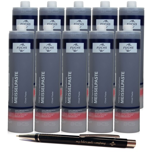 10 x FUCHS MEISSELPASTE МАСТИЛО ДЛЯ УДАРНОГО МОЛОТКА 500 г АВТОРИЗОВАНИЙ ДИСТРИБ'ЮТОР.