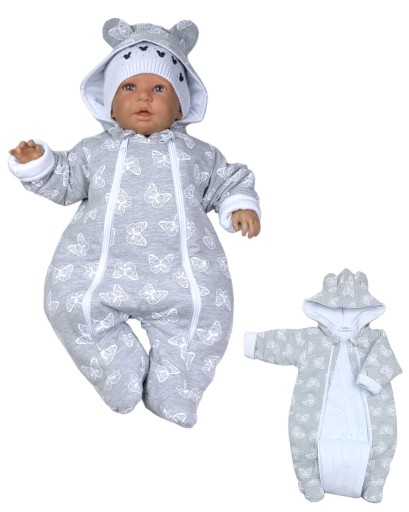 SZKRABOWE Комбінезон сірий 68