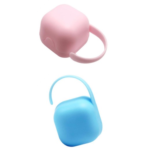 Різнокольоровий контейнер для соски