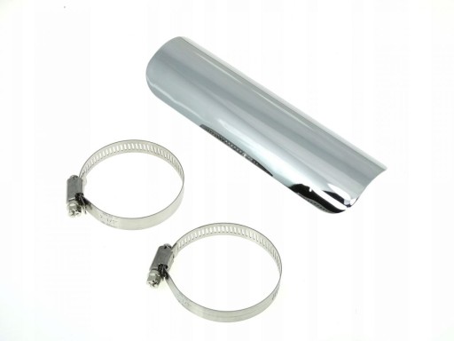 00-12503 - ХРОМОВАНА КРИШКА ГЛУШНИКА ВИХЛОПНОЇ ТРУБИ 18 СМ