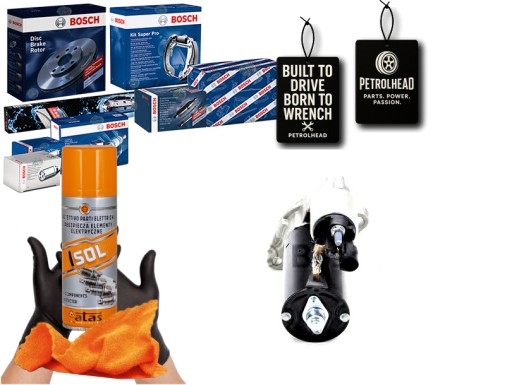 BOS0 001 - Стартер vw 2.0tdi golf v bosch #petrolhead pro+ kit4