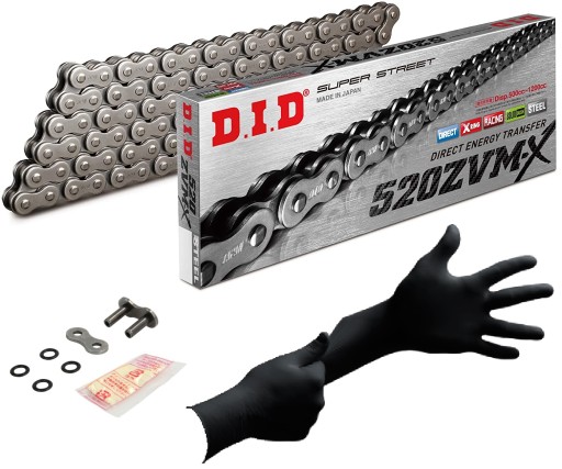 DID520ZVMX-110 - ПРИВОДНАЯ ЦЕПЬ DID 520 ZVMX 110 ЯЧЕЕК ЧЕРНЫЙ