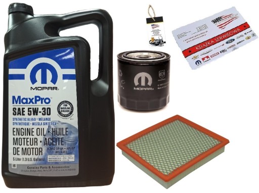 MOPAR 5W30 5L+ ФІЛЬТРИ CHRYSLER 3.3 / 3.8 01-04