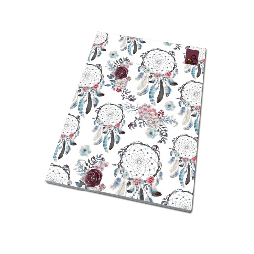 Блокнот Бі-бі А6, білий, різнокольоровий