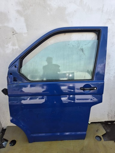 door front left VW T5 T5 LIFT front kierowca/ driver´s granatowe