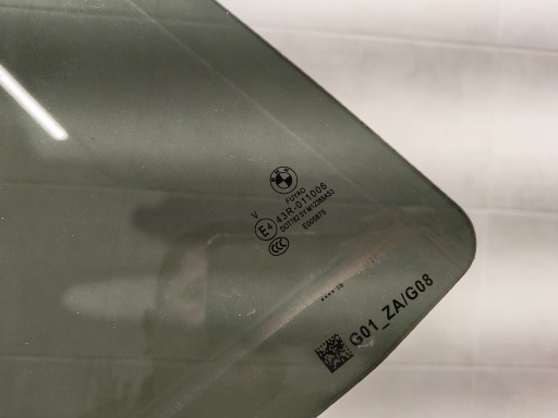 BMW X3 G01 window door right rear part PRZYCIEMNIANA 2019R.