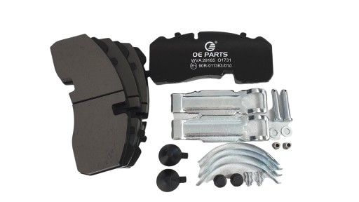 ТОРМОЗНЫЕ КОЛОДКИ 29165 BPW ECO + КОМПЛЕКТ.МОН./ G-COATING