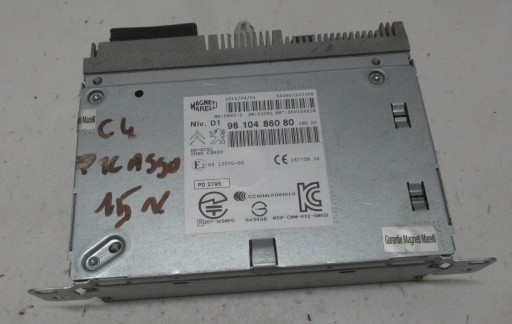 CITROEN C4 PICASSO II 2.0 HDI 15R RADIO navigation devices 9810486080