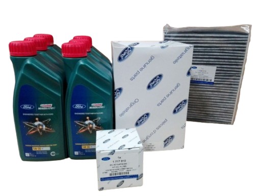 5W30 6L - ФИЛЬТРЫ + КОМПЛЕКТ МАСЛА FORD FOCUS MK3 2.0 TDCI 2011 - 2014 ОРИГИНАЛ