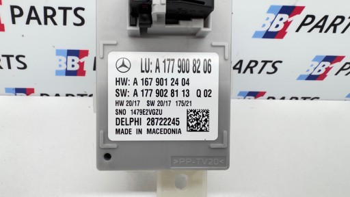 MERCEDES W118 CLA W177 module control unit of the lights A1779008206