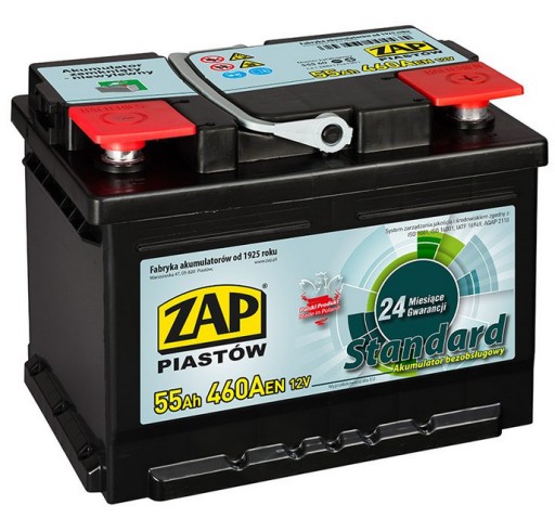 АВТОМОБИЛЬНЫЙ АККУМУЛЯТОР ZAP СТУПИЦ RU 55AH 460A P+