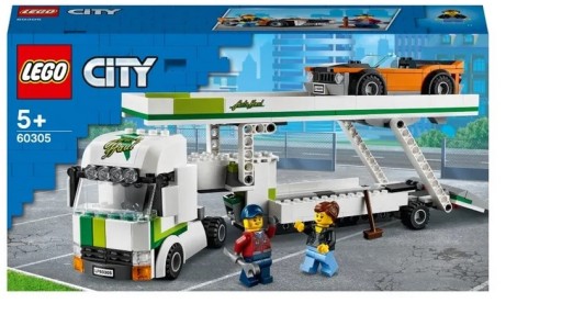 jord Uenighed indlysende LEGO City 60305 Laweta transportowa auto klocki 11753730672 - Allegro.pl