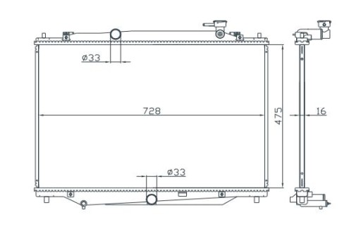 MAZDA CX-9 16 - РАДІАТОР PY8V15200