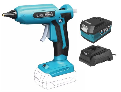 Пістолет для гарячого клею DEDRA 18V SAS+ALL 2AH