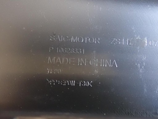 spoiler nárazníku předek MG ZS LIFT 2019- novy originál 10628331