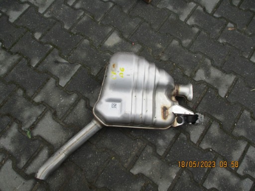 muffler, exhaust AUDI A6 4G0253612M