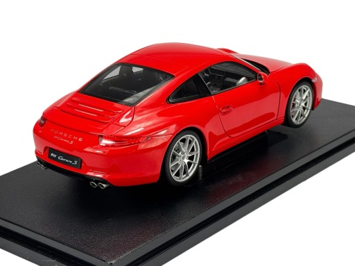 WELLY PORSCHE 911 (991) CARRERA S CZERWONY 1:18 NOWY METALOWY