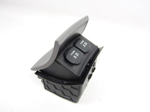 adapter gniazda 12V z tunelu rear. rear part Mercedes W221 Szare