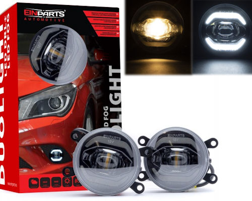 DL39 - 2в1 DRL дневные ходовые огни LED + галогены RENAULT MEGANE 2 3