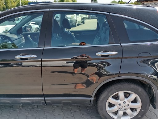 HONDA CRV CR-V 3 III 06-12 door rear part left black, B92P