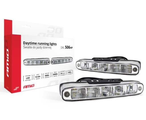 01522 - Світлодіодні денні ходові вогні AMIO 506HP