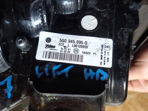 light rear part left VW GOLF VII 7 LIFT HB 5G0945095Q