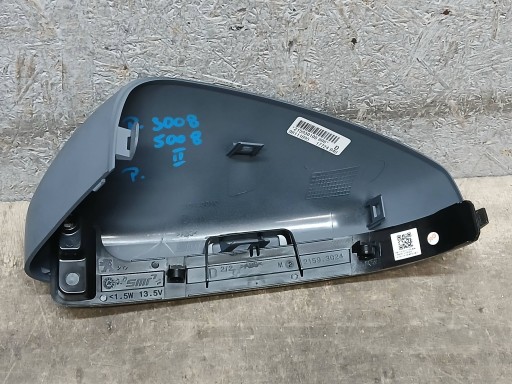 mirror front right cover PEUGEOT 3008 5008 II 2 16- 98111895 new ORYGI