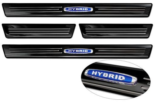 Накладки на пороги Opel Astra VI 2021 года.