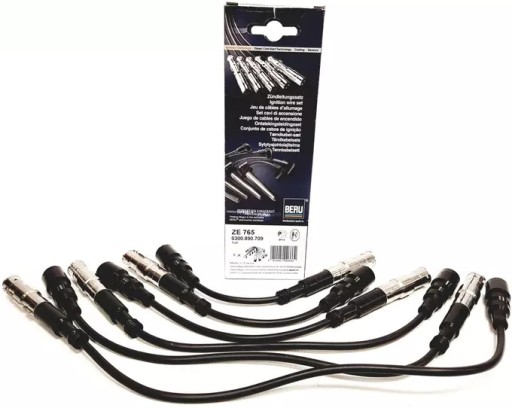 ZE765 - Beru кабелі запалювання audi a4 b5 2.4 2.6 2.8