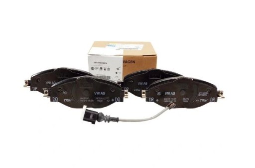 ТОРМОЗНЫЕ КОЛОДКИ ПЕРЕДНИЕ ОРИГИНАЛЬНЫЕ OE 8V0698151S ASO