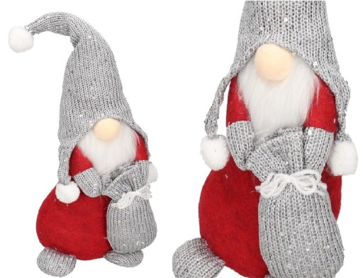 NAGY MÉRETŰ TÖRPE MANÓ MIKULÁS ÜNNEPI ZSÁKKAL, (5904316600402) • Ár ...