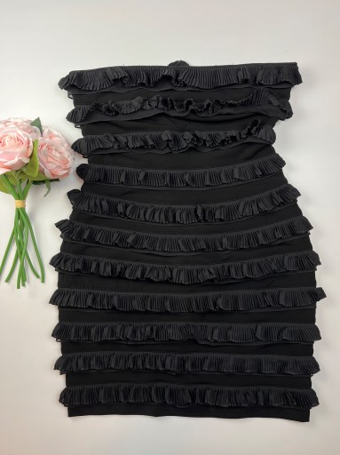 Šaty čierny hodváb Elizabeth & Jamy USA S