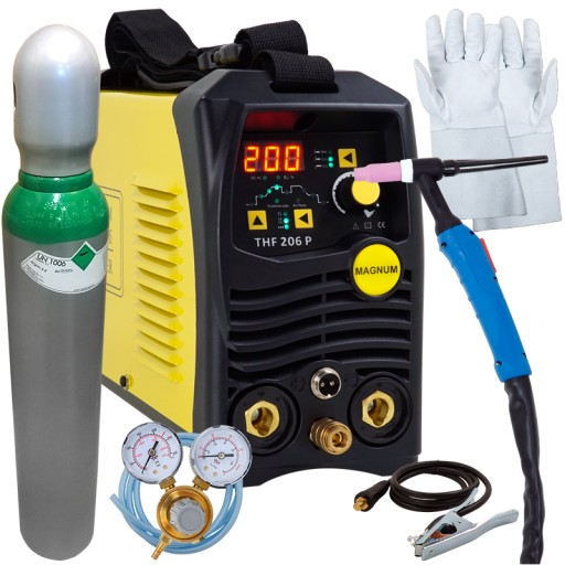 Зварювальний апарат інвертора Магнум Тіг 206 імпа Ульс ДК 200А