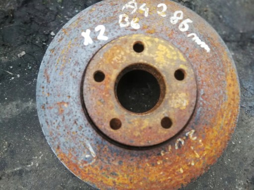 Bremsscheibe bremsen heck AUDI A4 B6 286MM