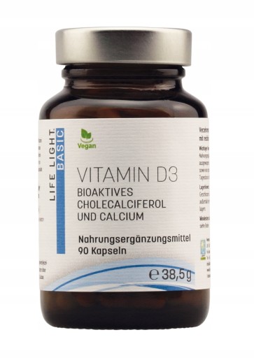 BIOAKTÍVNY VITAMÍN D3+VÁPNIK BIOAKTIVES LIFE LIGHT