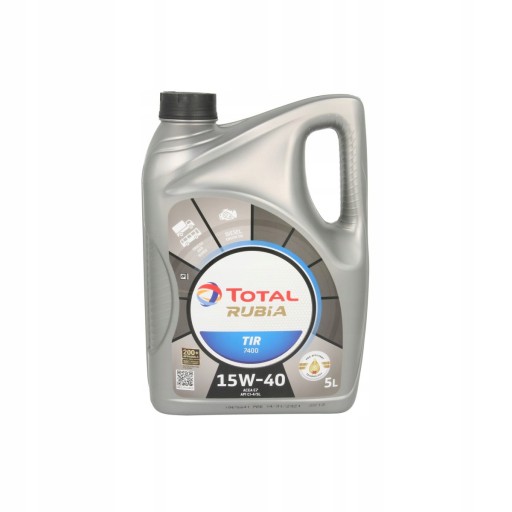 МОТОРНЕ МАСЛО TOTAL RUBIA TIR 7400 15W40 5л