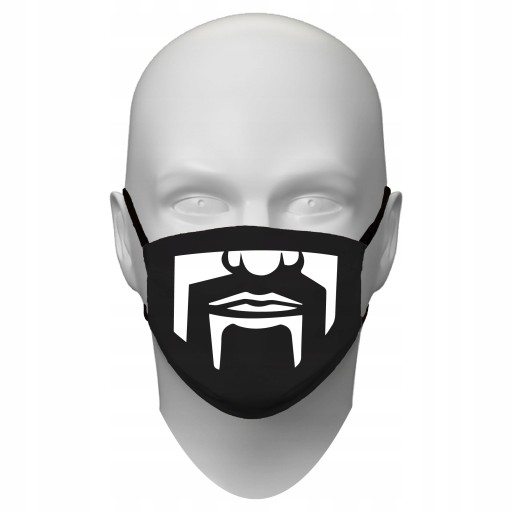 Бавовняна маска чорна 1 шт.