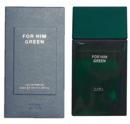 zara for him green woda perfumowana 100 ml   