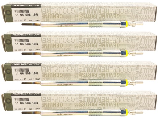 110650819R - 4 нові оригінальні свічки розжарювання renault 110650819