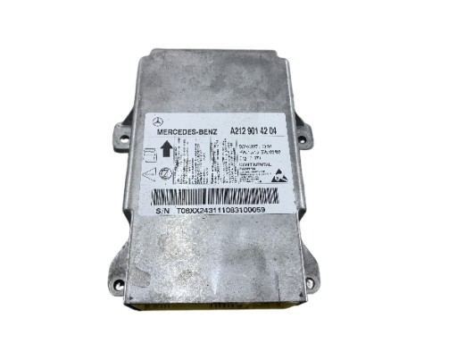 MERCEDES W212 modul SENSOR AIRBAG airbag POWIETRZNYCH A2129014204
