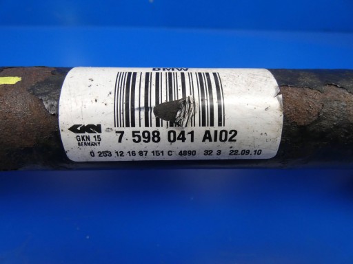 BMW X3 F25 X4 F26 semi-axis left rear part rear left