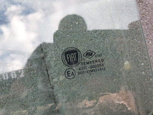 window DO door FIAT PANDA III 2012- Z 2017 2018 ROK