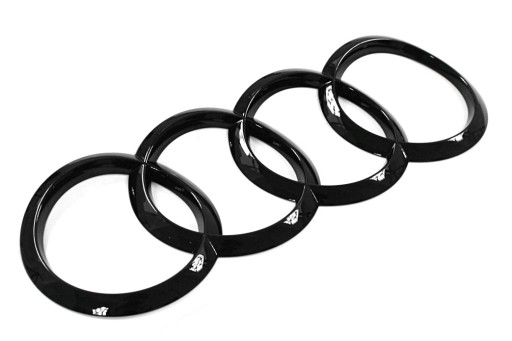 8W8853742AT94 - ЗНАЧОК ЧЕРНЫЙ AUDI ГЛЯНЦЕВЫЙ ЗАДНИЙ SPORTBACK
