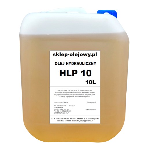 ГІДРАВЛІЧНЕ МАСЛО HLP 10 10L