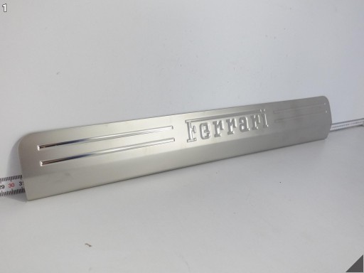 FERRARI 458 ITALIA SPIDER 09-15 moulding cap cover for threshold CHROM left