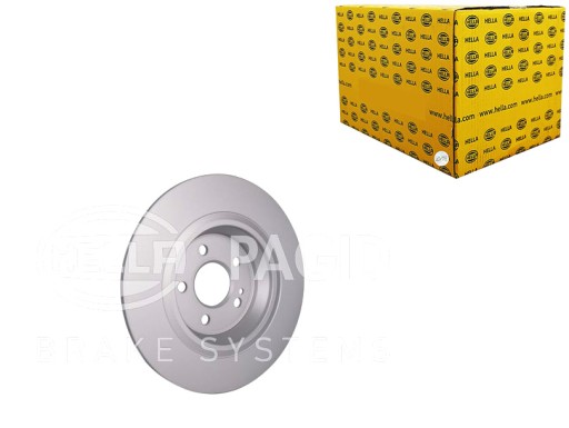 8DD 355 - ДИСКИ ГАЛЬМІВНІ 2 ШТ. ФАРБОВАНА ЗАДНЯ MERCEDES-BENZ HELLA