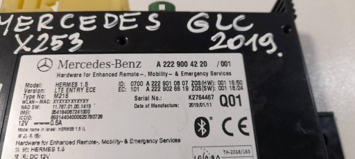 Mercedes-Benz GLC X253 C253 module Telematic A2229004220 (T225)